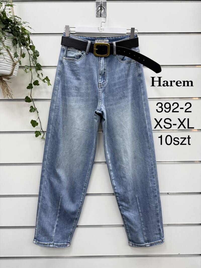 Spodnie damskie jeansy Roz XS-XL, 1 Kolor Paczka 10 szt